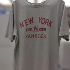 New York Yankees Tシャツ Lサイズ グレー