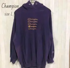 Champion　チャンピオン刺繍ロゴ　スウェット　トレーナー　リバースウィーブ