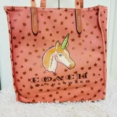 COACH 26971 トートバッグ ユニコーン ピンク 大容量