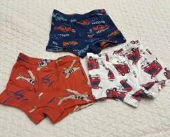 男の子用コットンボクサーパンツ3枚セット