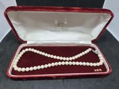 真珠ネックレス 約35cm パール 小松パール Silver留め具