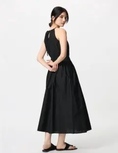 UNIQLO ホルターネック ワンピース【L /タグ付き未使用】