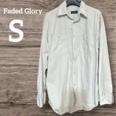 Faded Glory ホワイトシャツ S シャツ　カッターシャツ　大きめのサムネイル