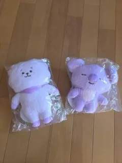 新品・未開封BT21 PURPLE ぬいぐるみ RJ & KOYA セット