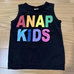 ANAP KIDS タンクトップ 100 ブラック