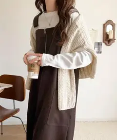 classicalelf バッククロスジップデザインバルーンジャンスカ