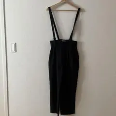 オペークドットクリップ　サスペンダーパンツ ブラックのサムネイル