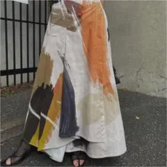 AMERI vintage LOUISE ART SKIRT