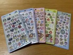 国内正規品　たまごっち　ボンボンドロップシール4種＋プチドロ1種