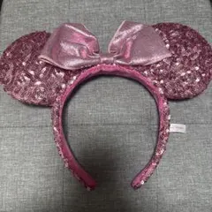 ミニーマウス スパンコールカチューシャ