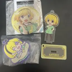 ひぐらしのなく頃に 北条沙都子 アクスタ 缶バッジ ひぐらしのなく頃に 北条沙都子 アクリルスタンド 缶バッジ ラバスト