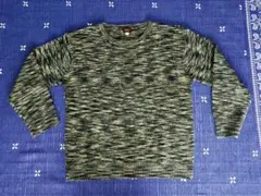 Ues ニット長袖セーター サイズ2 マルチカラー 古着