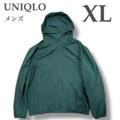 【ユニクロ】⭐︎ ポケッタブルUVカットパーカ⭐︎オリーブ⭐︎XL⭐︎メンズ⭐︎
