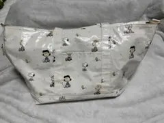ジェラピケ　ジェラートピケ　マザーズバッグ　スヌーピー　ブルー　美品