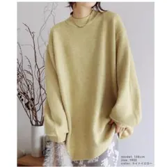 reca☆ビッグシルエット天竺ニット