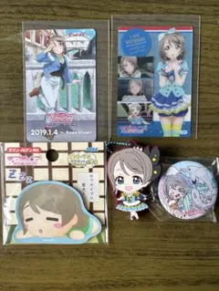 ラブライブ！サンシャイン！！ Aqours 缶バッジ 渡辺曜 - メルカリ