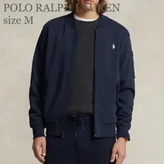 極美品 ポロラルフローレン ダブルニット ボンバージャケット ポニーロゴ MA1