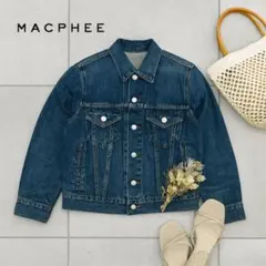 【希少完売品】MACPHEE マカフィー 23AW コットンデニムジャケット SOLDOUT】TOMORROWLAND MACPHEE マカフィー レディース コットン