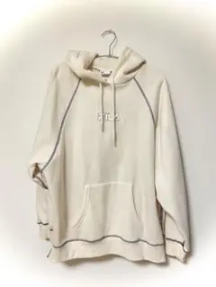 FILA スウェットセットアップ Lサイズ オフホワイト　裏起毛　フィラ　白
