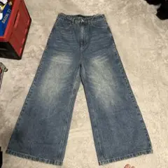 MASONPRINCE ワイドパンツ デニムブルー