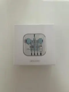 【新品未開封】aeae 有線イヤホン 水色 lightning ライトニング