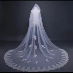 ウェディング　ロングヴェール