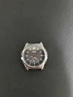 【訳あり/稼働】カシオ　ウェーブセプター　腕時計　WVA-M630 　黒文字盤