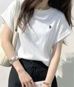 GeeRA別注U.S. POLO ASSN.フレンチスリーブオーバーサイズ刺繍のサムネイル