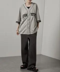 【Alfred Alex】ゲームデザイン ビッグベースボールTシャツ