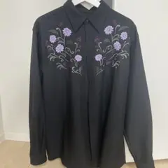 花柄シャツメンズ長袖