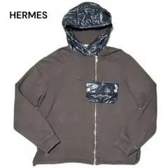 HERMES エルメス ジップアップ スウェット パーカー Mのサムネイル