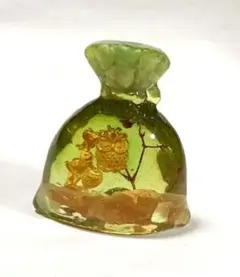 【知恵】フクロウさんからの教え　オルゴナイト　置物