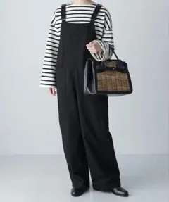 かぐれ】タグ付き新品未使用！デニムイージーサロペット インディゴ