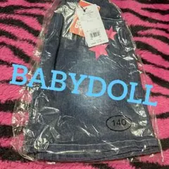 【新品】BABYDOLL ベビードール デニムスカート ベビド 140cm