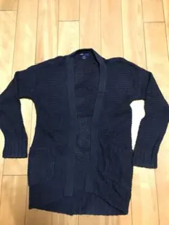 GAP キッズ女児  ニットカーディガン ネイビー 美品