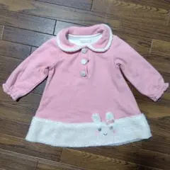 coeur a coeur 裏起毛トップス ワンピース 90