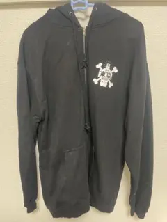 Stussy ステューシー パーカー ジップアップ ブラック 東京 スカル