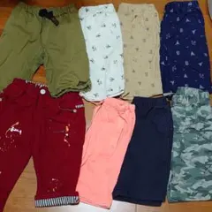 ユニクロ、BREEZE、GroovyColorsのショートパンツ8枚セット