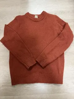 LL Bean クラシック・ラグ・ウール・セーター、クルーネック