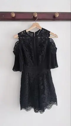 snidel レースオフショルダーノースリーブワンピース