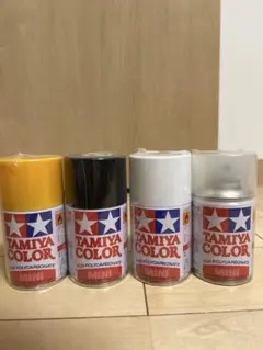 タミヤカラー　ポリカードネート専用スプレー　4色セット　新品未使用品