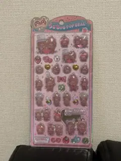 【国内正規品】うるちゅるポップシール　モンチッチ　ピンク