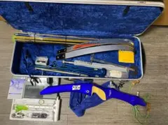 アーチェリー　ヤマハイオラ　EOLLA ブルーグラデーション美品66インチセット アーチェリーヤマハイオラEOLLA ブルーグラデーション美品66インチセット