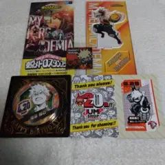 僕のヒーローアカデミア　爆豪勝己　バースデー缶バッジ　ブロマイド　限定品　セット