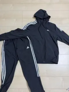 adidas ジャージ上下セット ブラック