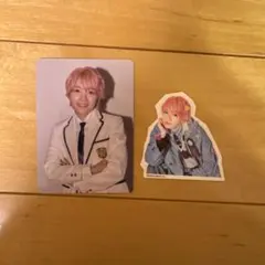 西畑大吾 なにわ男子 HARDWORK ファミクラ盤 特典 トレカ シール