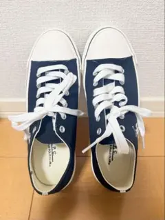 U.S. POLO ASSN. キャンバス スニーカー ネイビーのサムネイル