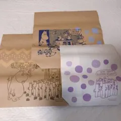 [新品]ムーミン 収納袋3つセット(Kraft paper stocker)