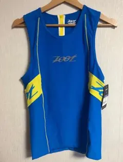 新品 ZOOT メンズM ズートトライ タンクトップ 水色 バックジップのサムネイル