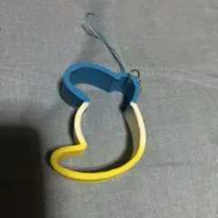 ドナルド　シリコン製 ストラップ ブルー×ホワイト×イエロー
